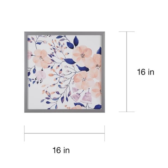 Macy's | Wall Decor | Intelligent Design Summer Bliss Silver Framed ...